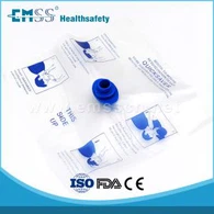 Custom Latex Free One Way Valve Pocket Bir martali ishlatiladigan Anchain Cpr niqobi